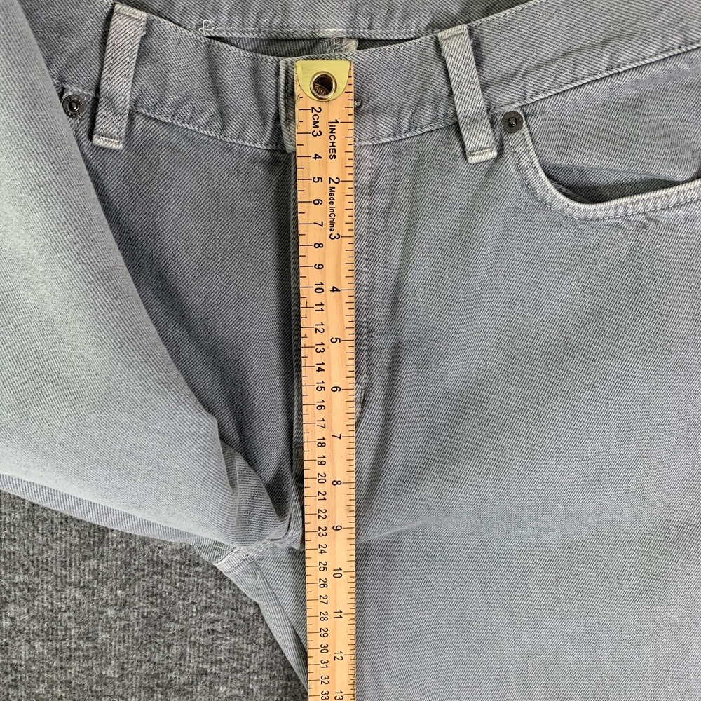 Ermenegildo Zegna Roccia Jeans Men 35x31 Slim Fit Gray Trousers Pants - Picture 8 of 13